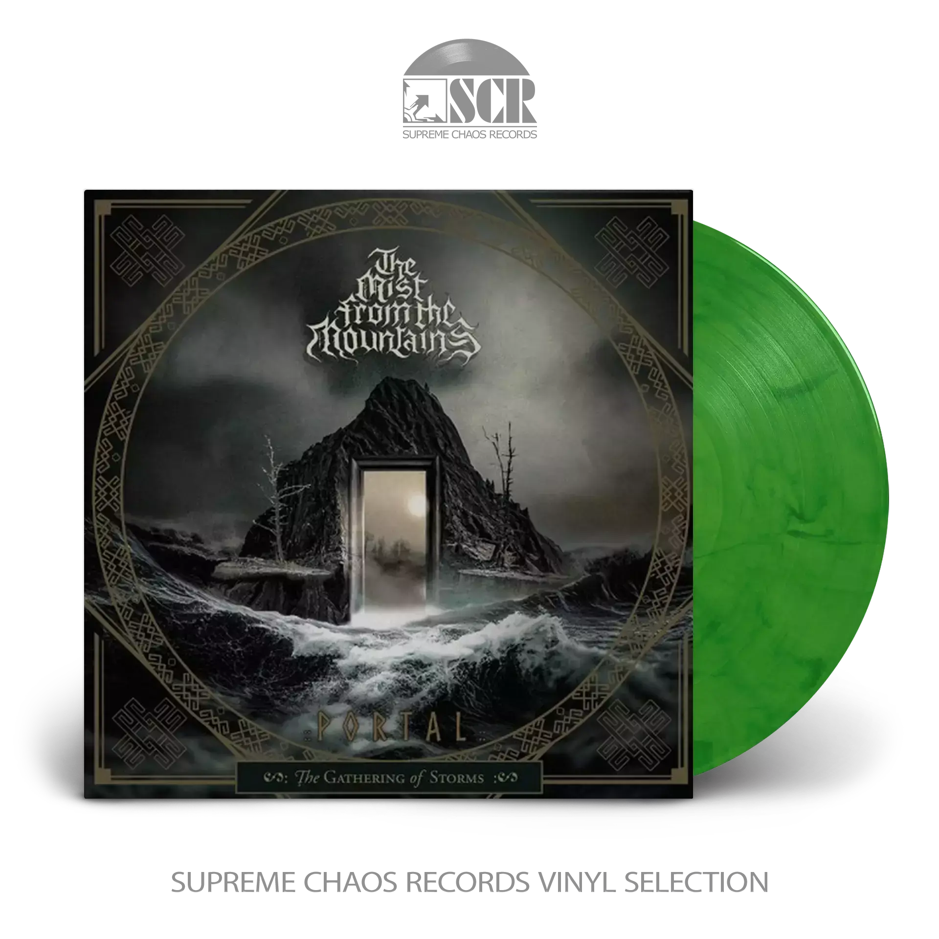 THE MIST FROM THE MOUNTAINS - Portal - The Gathering of Storms · GREEN/BLACK LP THE MIST FROM THE MOUNTAINS - Portal - The Gathering of Storms · GREEN/BLACK LP (Black Metal Vinyl)
