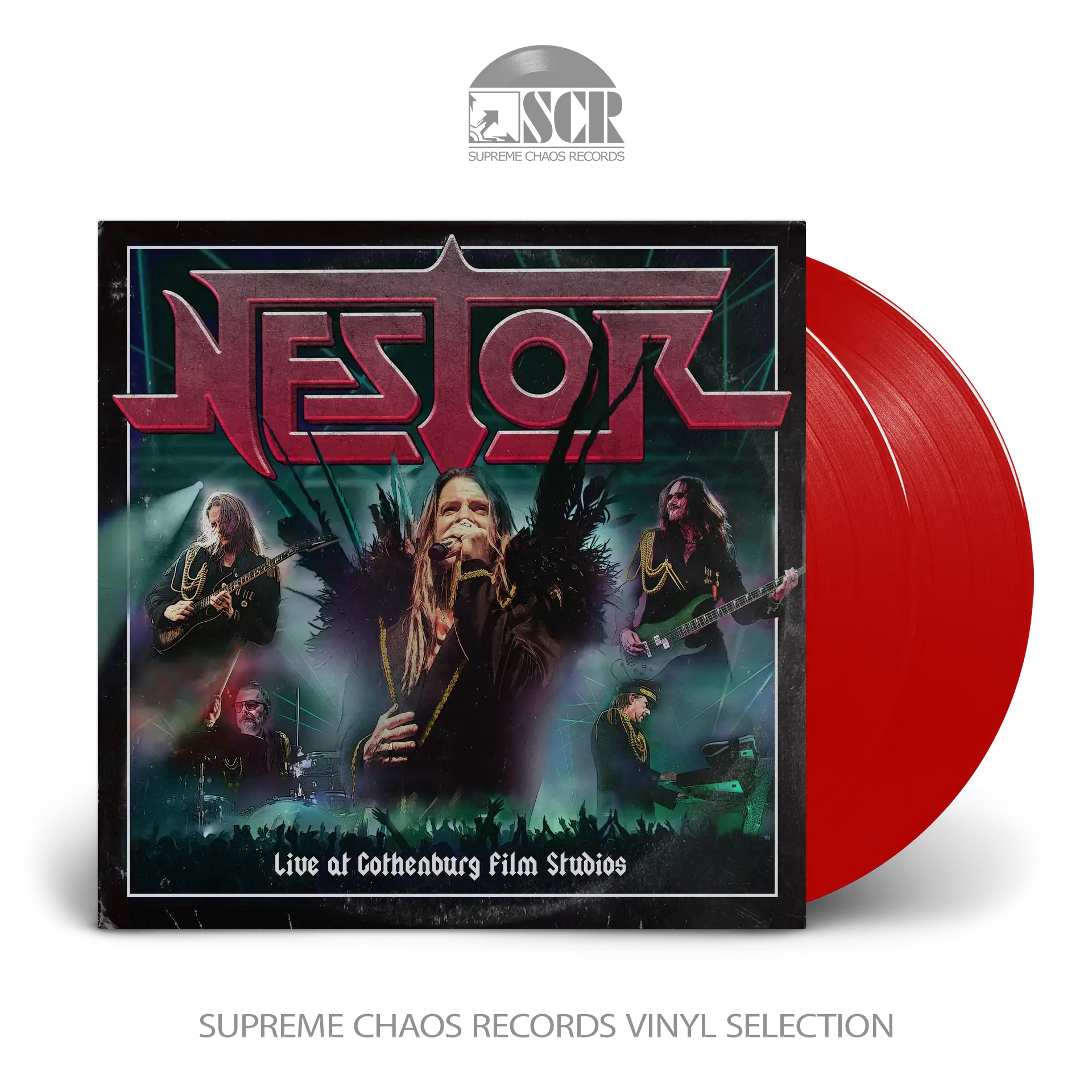 NESTOR · Live at Gothenburg Film Studios | RED 2LP (Hardrock Vinyl)