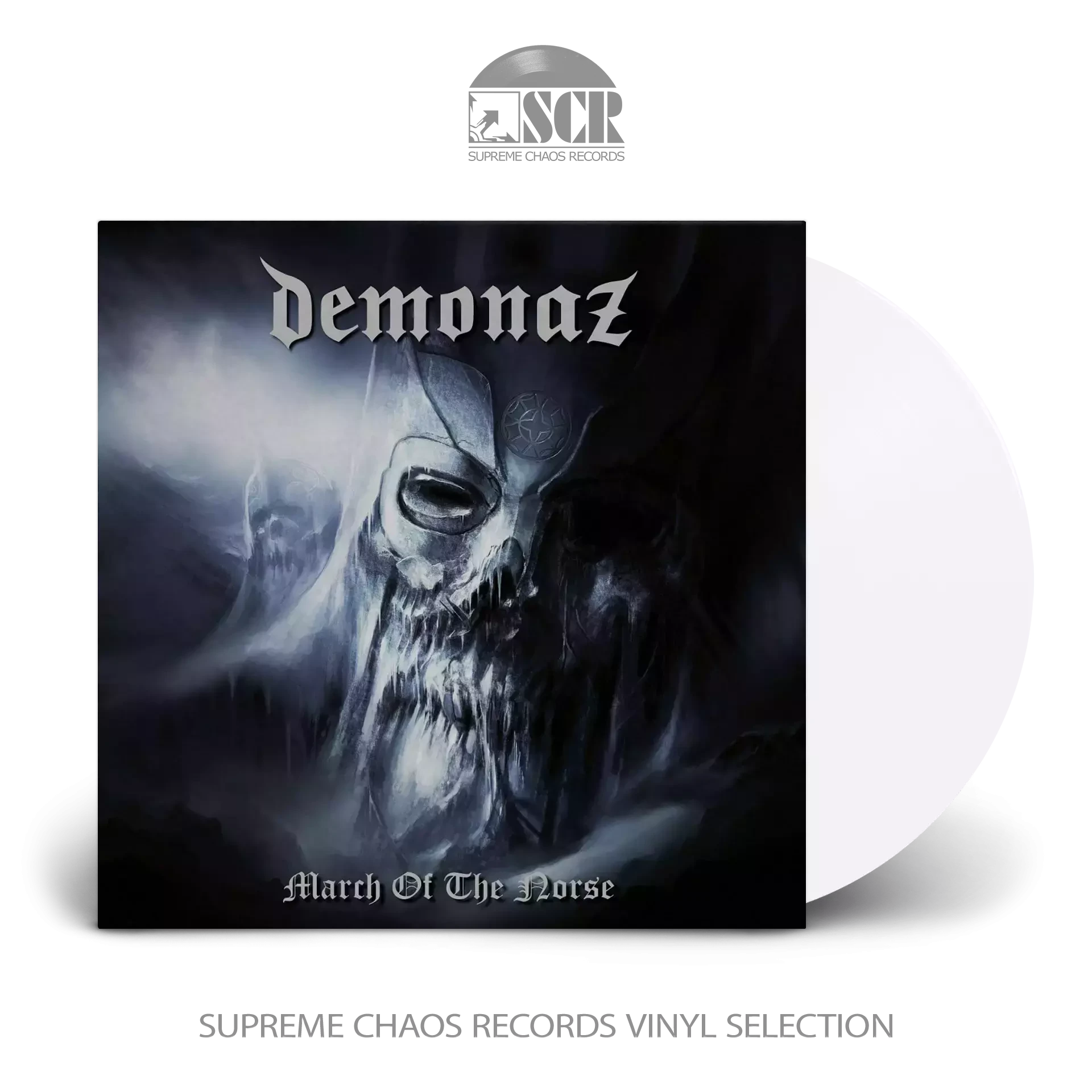 DEMONAZ · March Of The Norse | WHITE LP (Black Metal Vinyl)