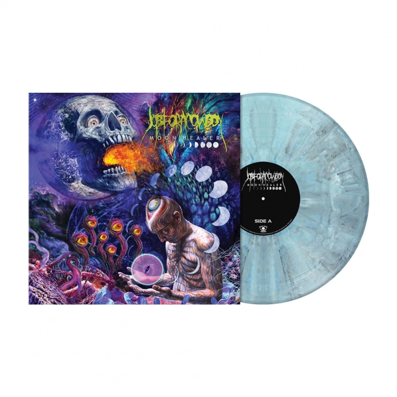 JOB FOR A COWBOY - Moon Healer · ICE BLUE MARBLED LP (Death Metal Vinyl)