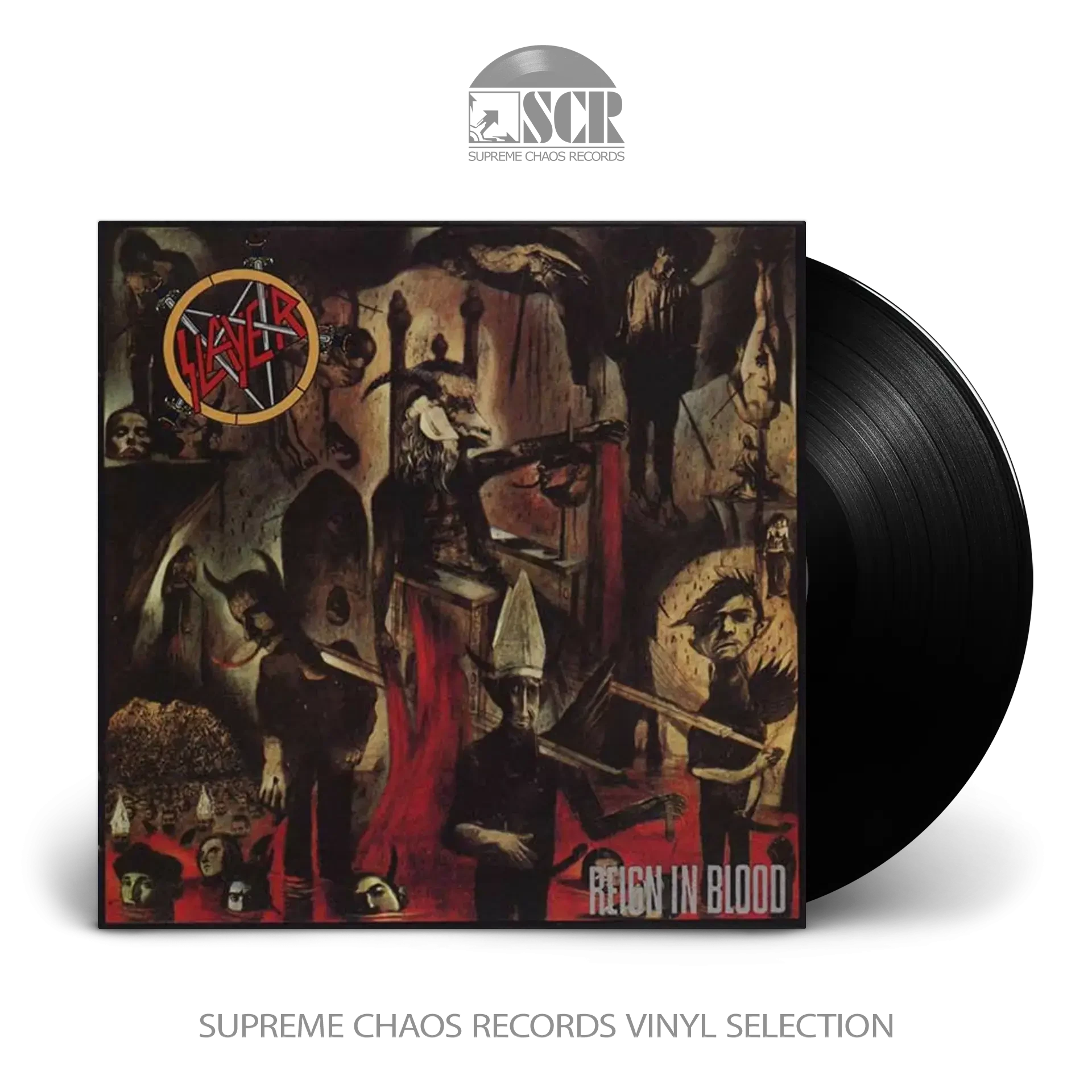 SLAYER · Reign In Blood | BLACK LP (Thrash Metal Vinyl)