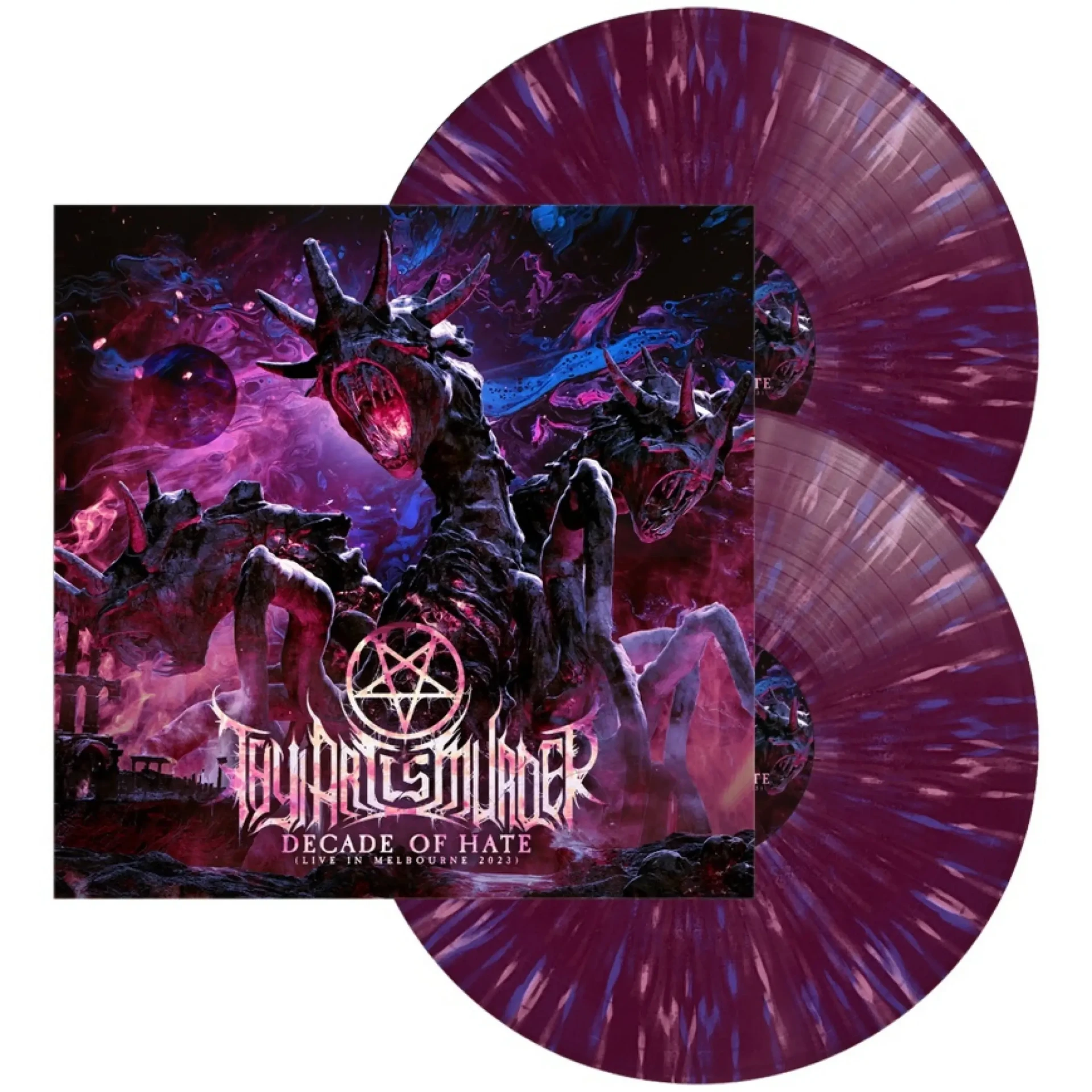 THY ART IS MURDER · Decade Of Hate | PURPLE/BLUE/PINK SPLATTER 2LP (Deathcore Vinyl)