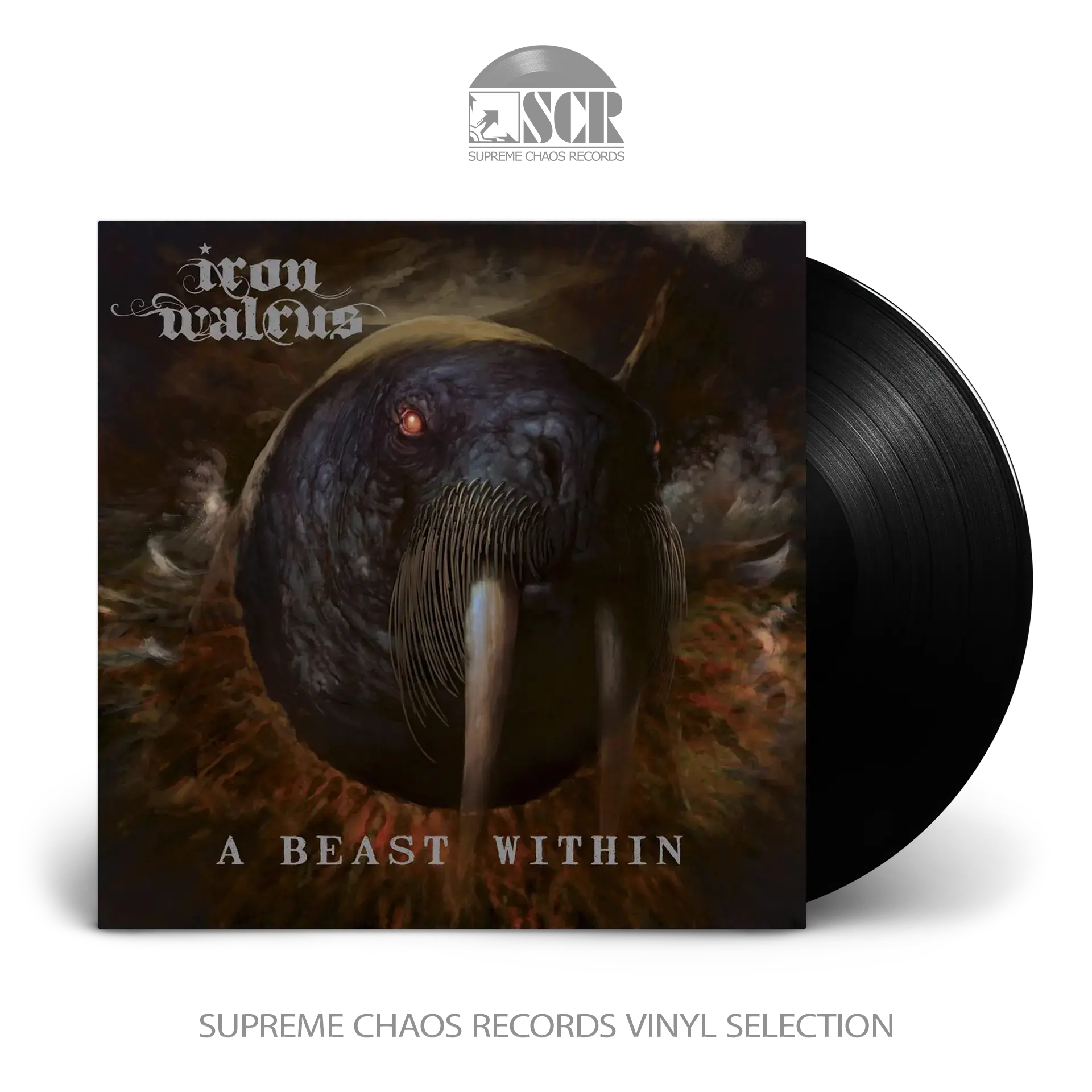 IRON WALRUS - A Beast Within [BLACK LP] (Sludge/Doom Metal/Heavy Metal/Stoner Rock Vinyl)
