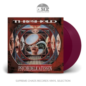 THRESHOLD · Psychedelicatessen (Remixed & Remastered) | TRANSPARENT VIOLET 2LP (Progressive Metal Vinyl)