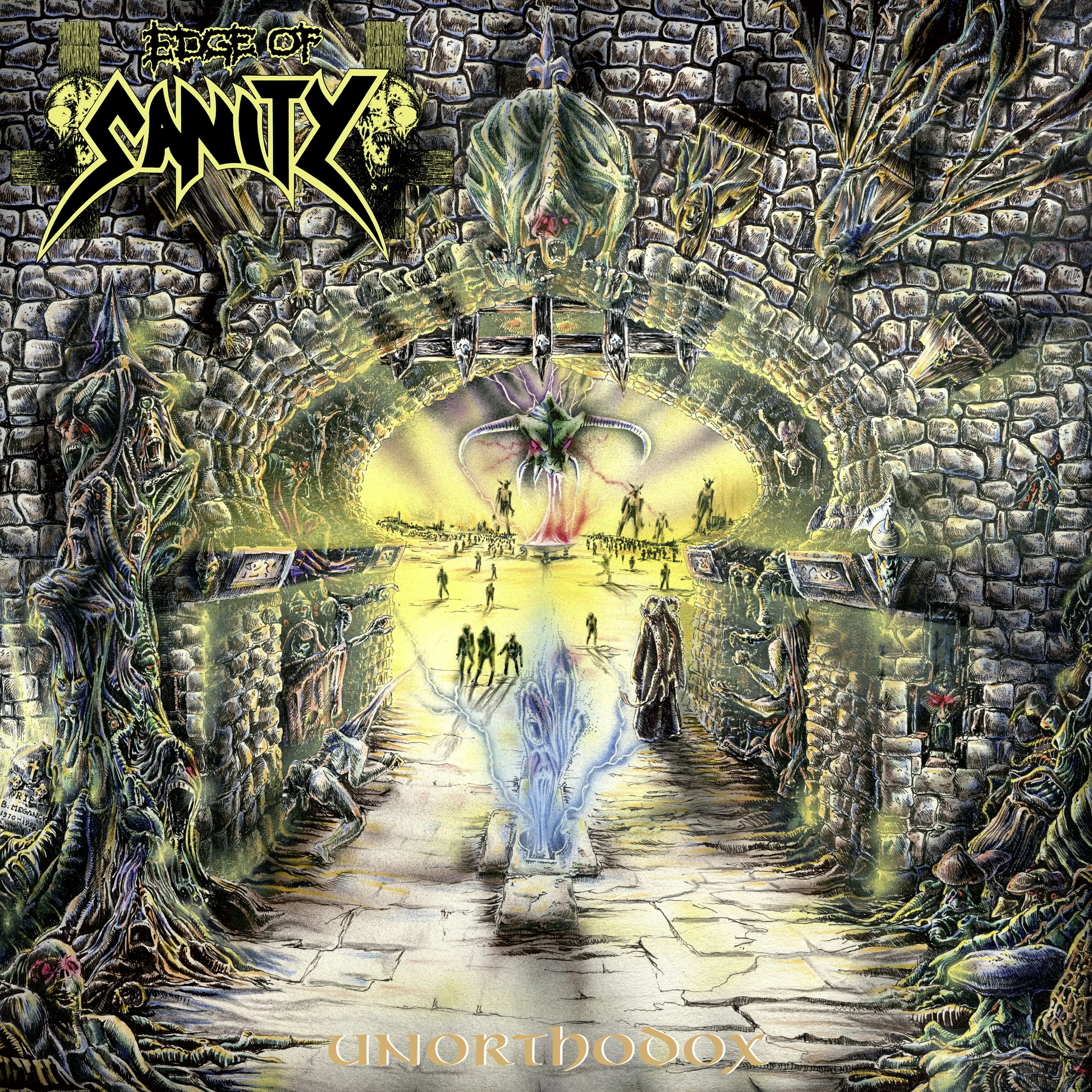 EDGE OF SANITY · Unorthodox (Re-Release) | TRANSPARENT MAGENTA LP (Death Metal Vinyl) · Bild 1