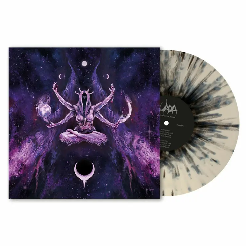 UADA · Crepuscule Natura | BONE SPLATTER LP (Black Metal Vinyl)