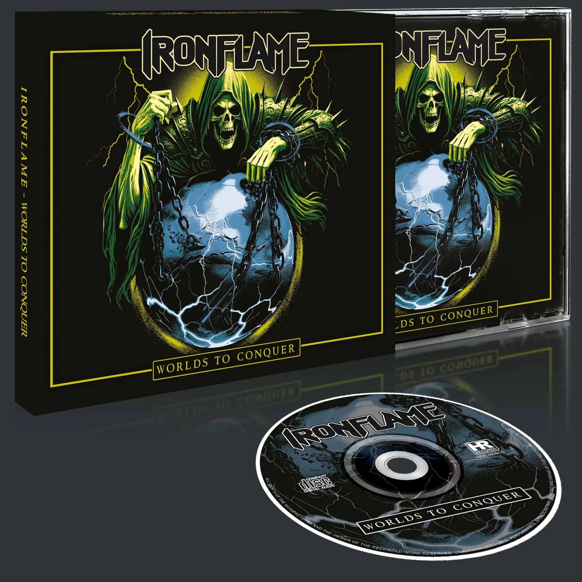 IRONFLAME - Worlds to Conquer [SLIPCASE CD] (Heavy Metal CDs) · Bild 2