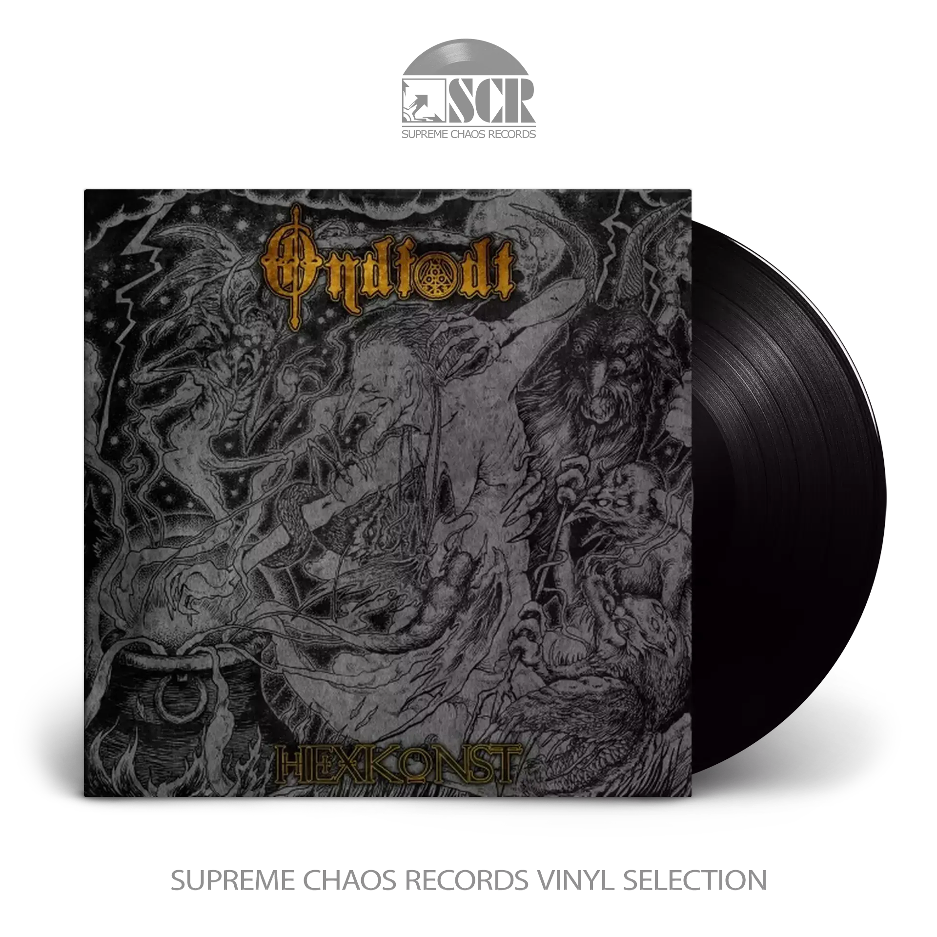 ONDFODT · Hexkonst | BLACK LP (Black Metal Vinyl)