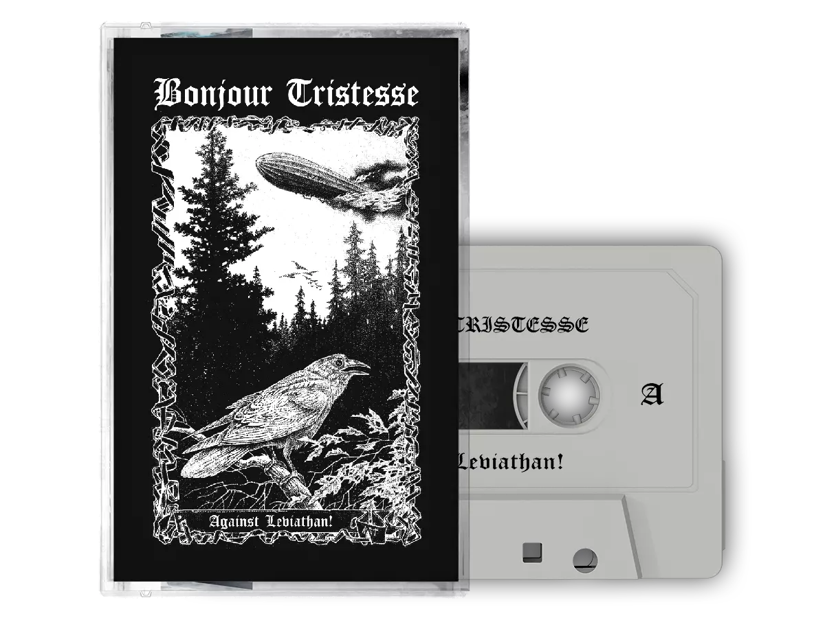 BONJOUR TRISTESSE · The World Without Us / Against Leviathan | WOODEN WHITE TAPE BOX SET (Black Metal Tapes) · Bild 3