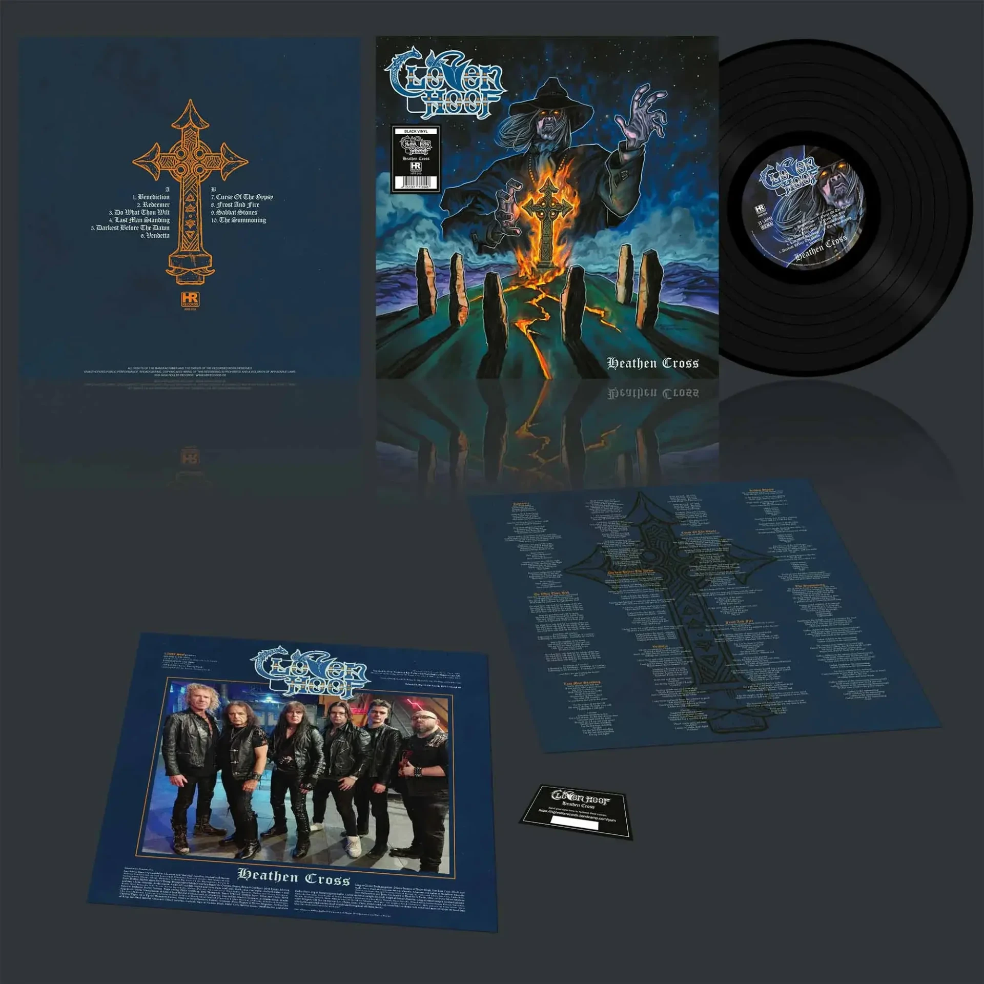CLOVEN HOOF · Heathen Cross (Re-Release) | BLACK LP (Heavy Metal Vinyl) · Bild 2