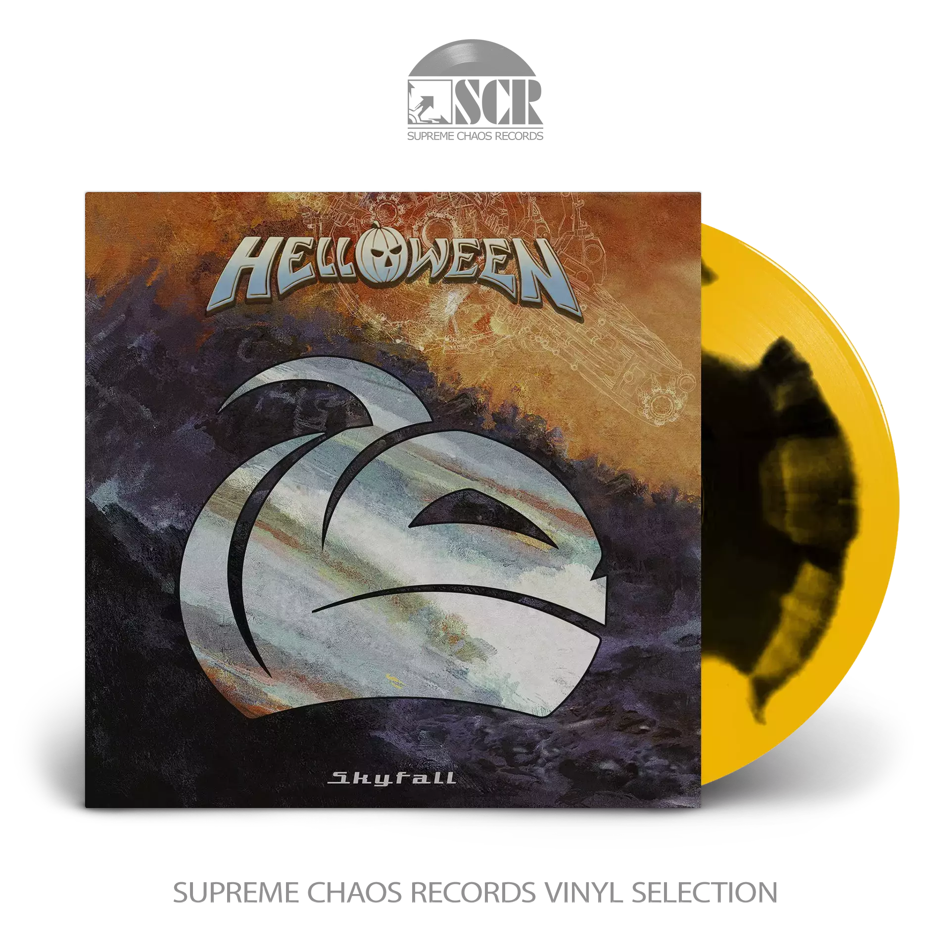 HELLOWEEN · Skyfall | ORANGE/BLACK INKSPOT LP (Heavy Metal Vinyl)
