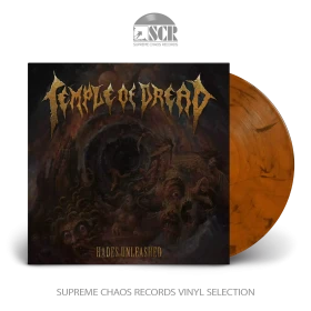 TEMPLE OF DREAD · Hades Unleashed | ORANGE/BLACK LP (Death Metal Vinyl)