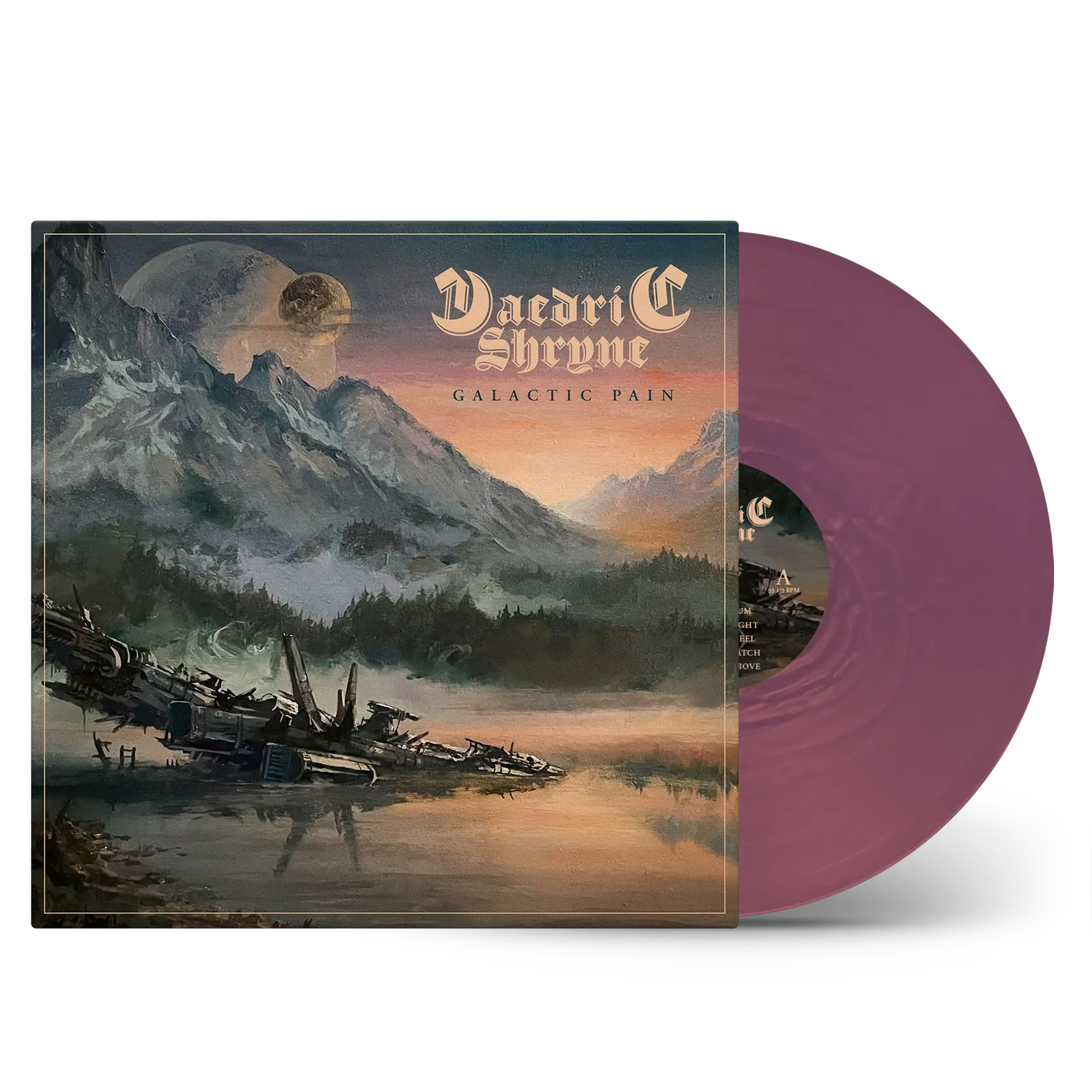 DAEDRIC SHRYNE · Galactic Pain | GALACTIC PURPLE LP (Heavy Metal Vinyl)