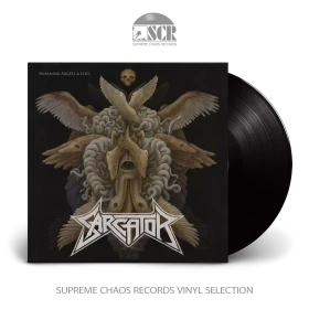 SARCATOR · Swarming Angels & Flies | BLACK LP (Black Metal/Thrash Metal Vinyl)