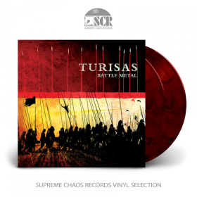 TURISAS · Battle Metal | RED/BLACK 2LP (Viking Metal Vinyl)