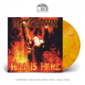 THE CROWN · Hell Is Here | ORANGE/RED LP (Death Metal Vinyl)