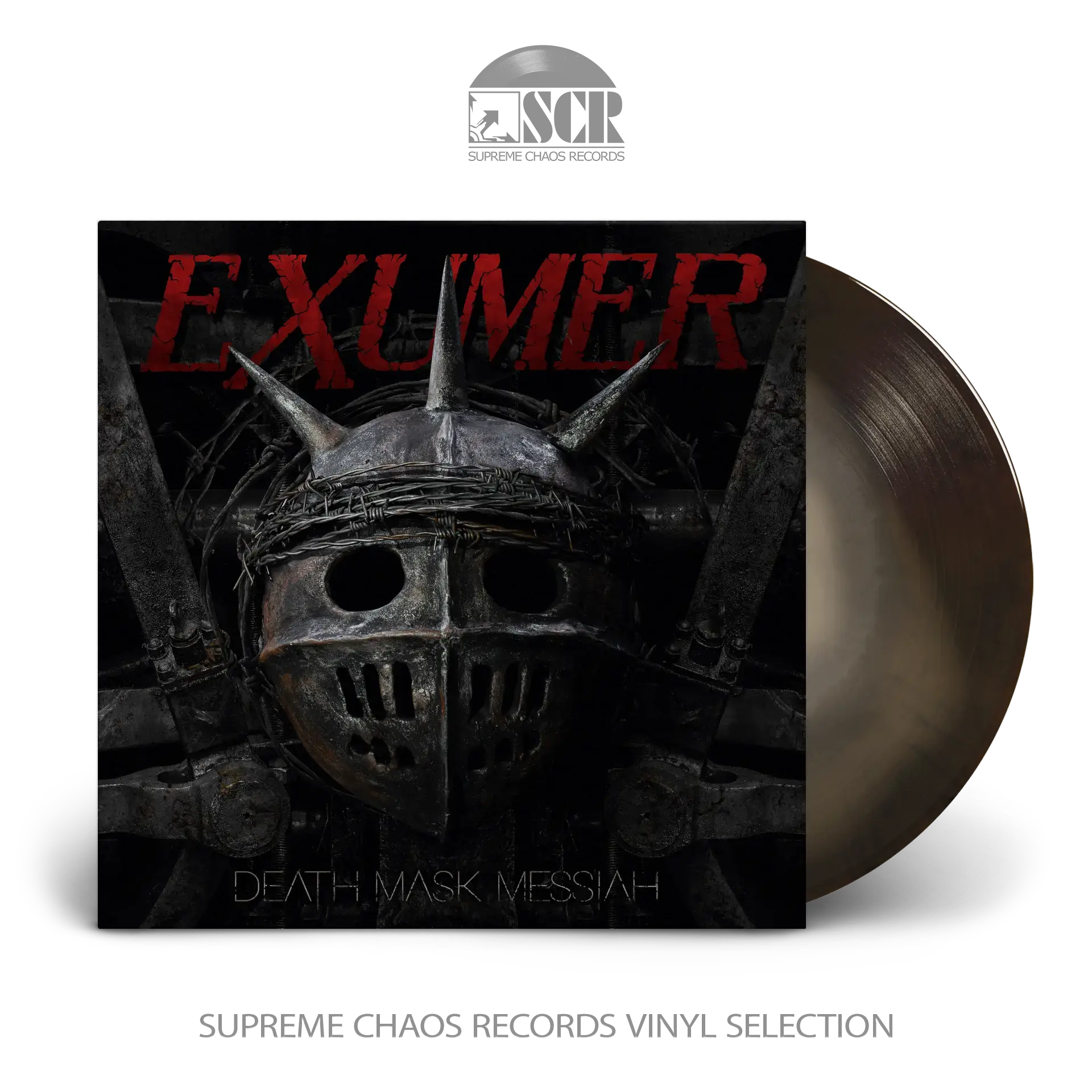 EXUMER · Death Mask Messiah | SATURN RIPPLE LP (Thrash Metal Vinyl)