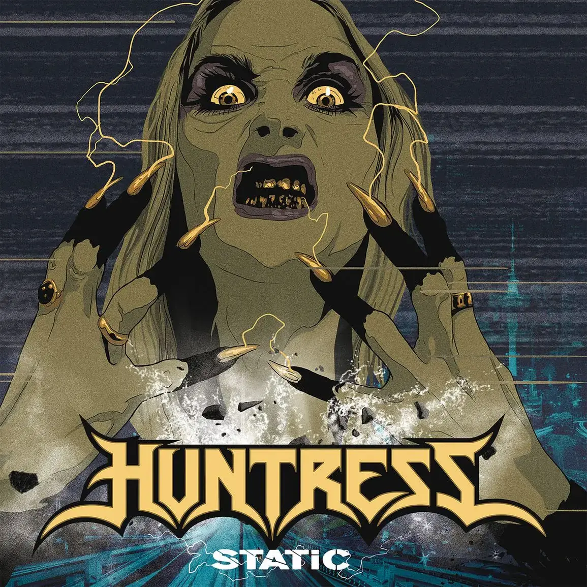 HUNTRESS · Static | BLACK LP (Heavy Metal Vinyl) · Bild 1