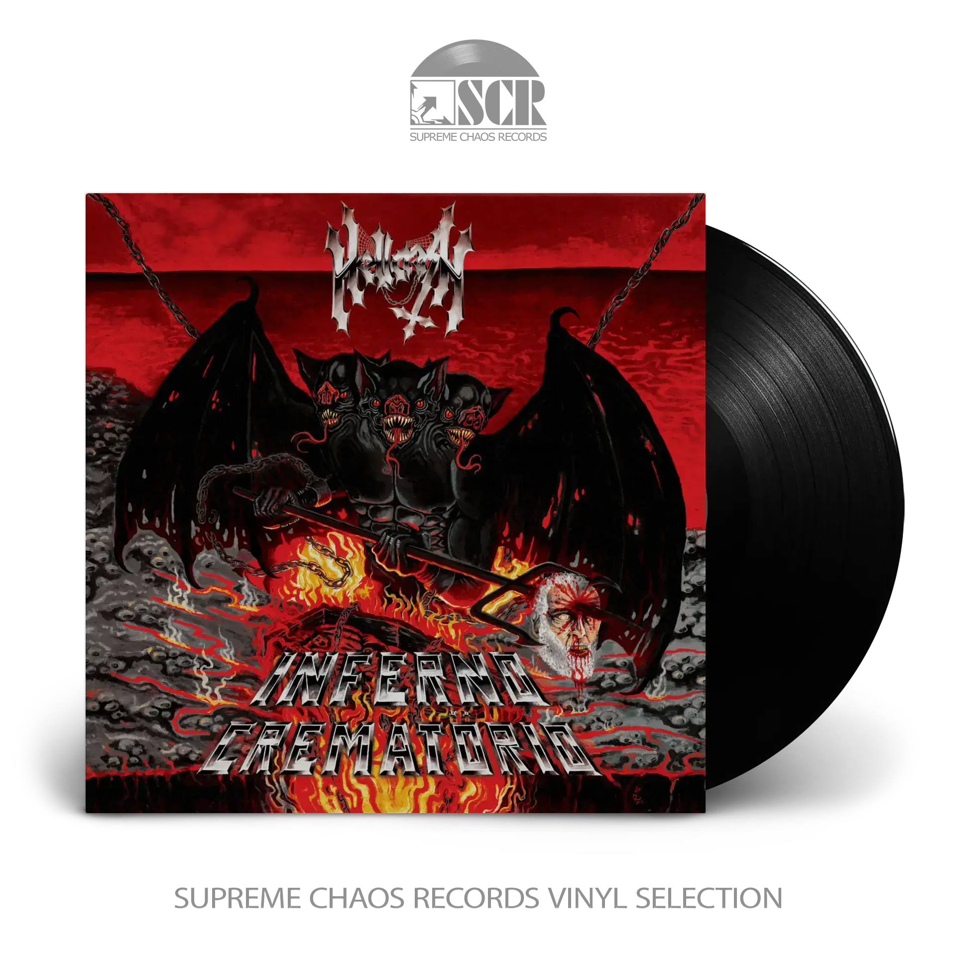 HELLCRASH - Inferno Crematörio · BLACK LP HELLCRASH - Inferno Crematörio · BLACK LP (Speed Metal/Thrash Metal Vinyl)