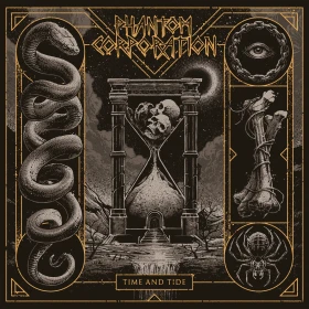 PHANTOM CORPORATION · Time And Tide | ORANGE MARBLED LP (Thrash Metal/D-Beat/Death Metal Vinyl) · Bild 2