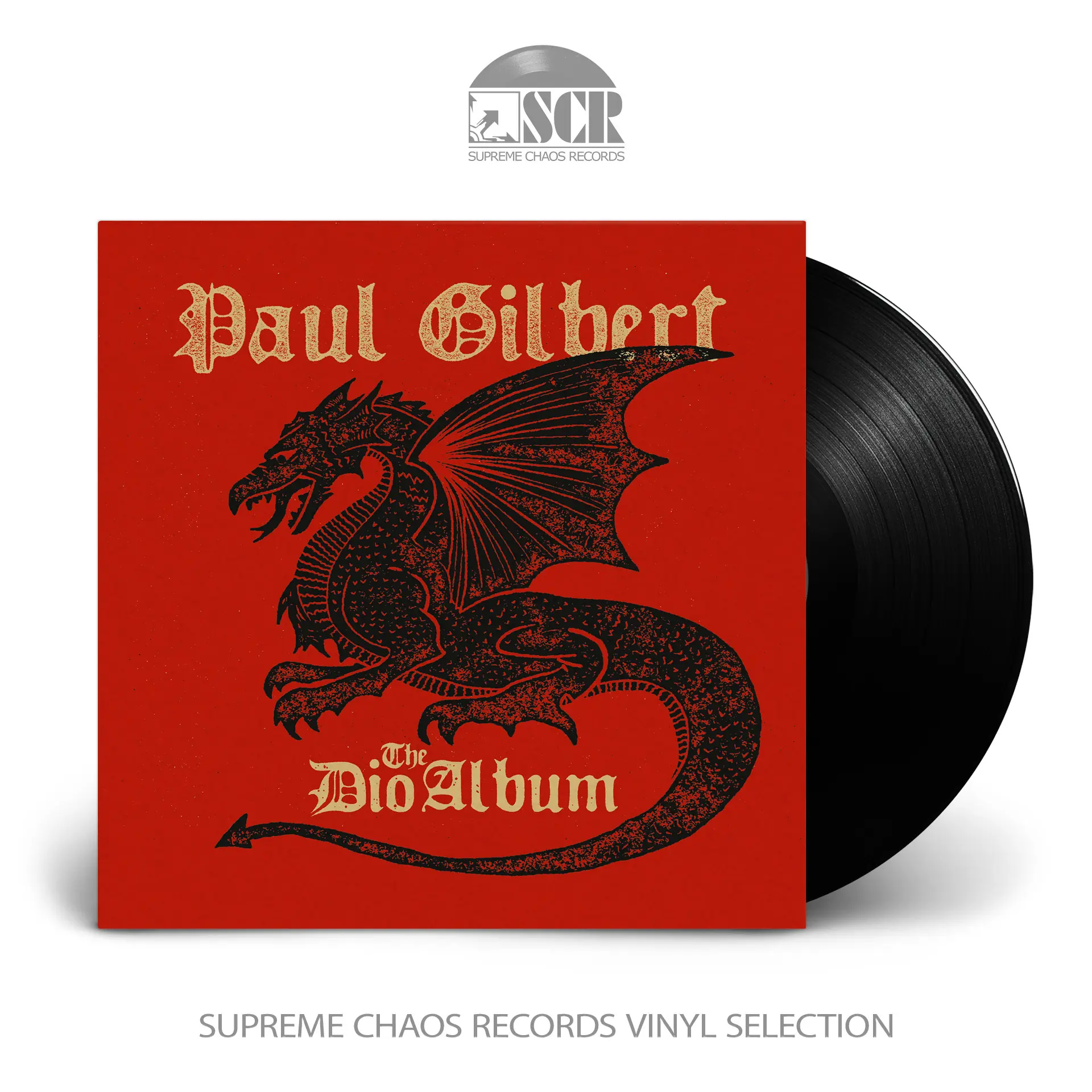 PAUL GILBERT · The Dio Album | BLACK LP (Hard Rock Vinyl)