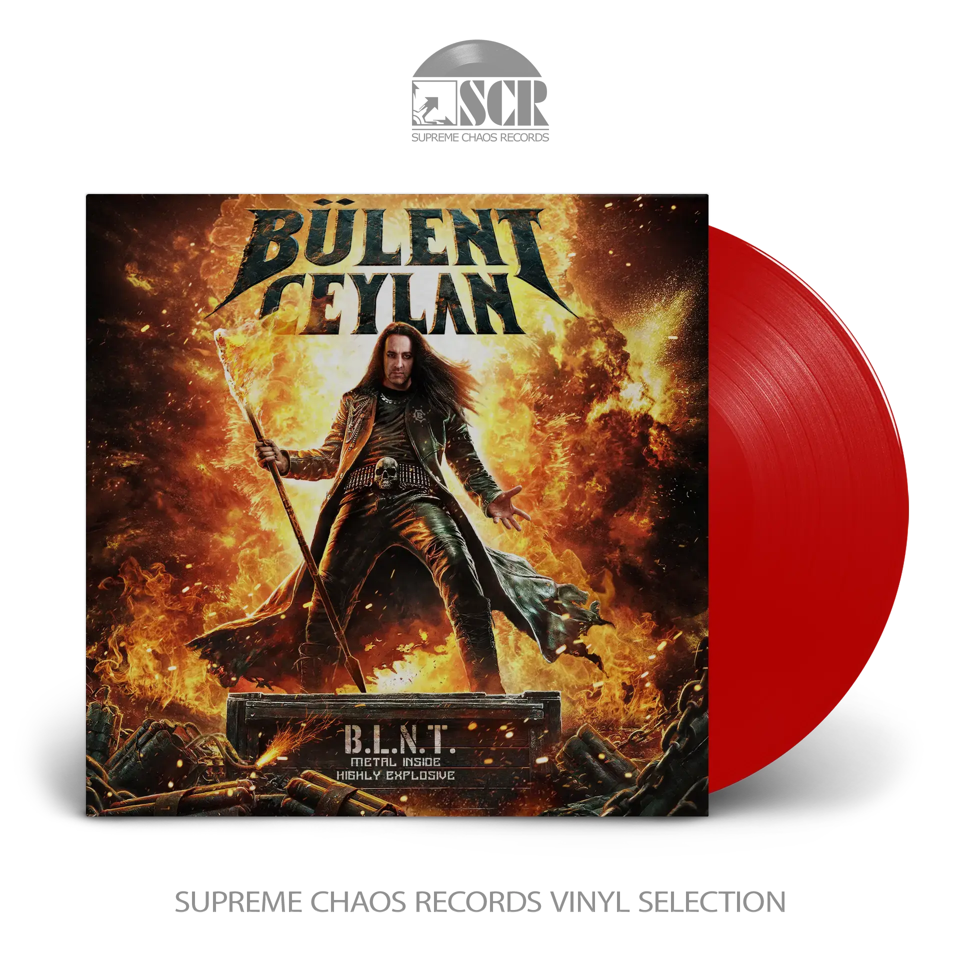 BÜLENT CEYLAN · B.L.N.T. | TRANSPARENT RED LP (Heavy Metal/Hard Rock Vinyl)