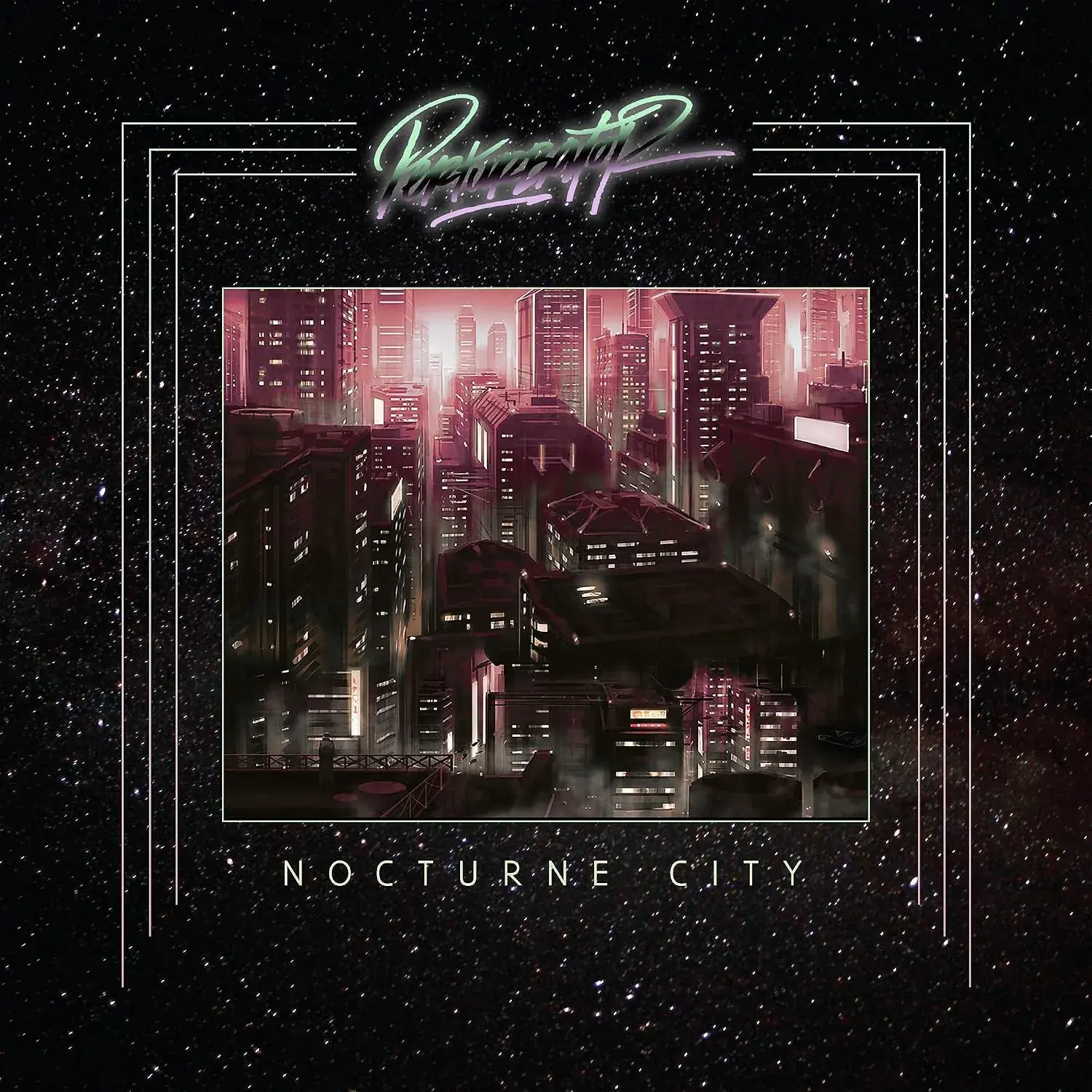 PERTURBATOR · Nocturne City | BLACK LP (Darkwave Vinyl) · Bild 1