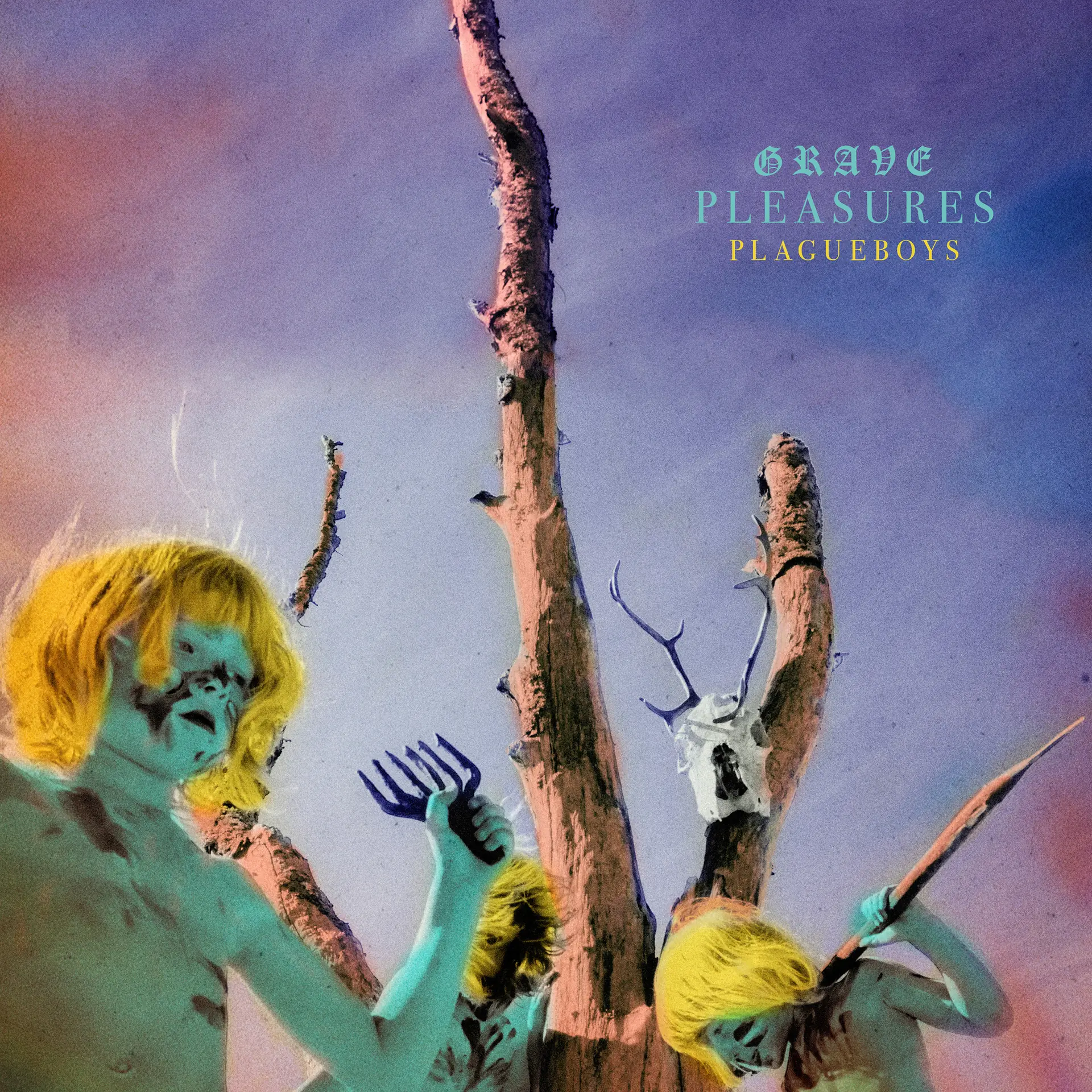 GRAVE PLEASURES - Plagueboys · BLUE LP (Hardrock Vinyl) · Bild 1