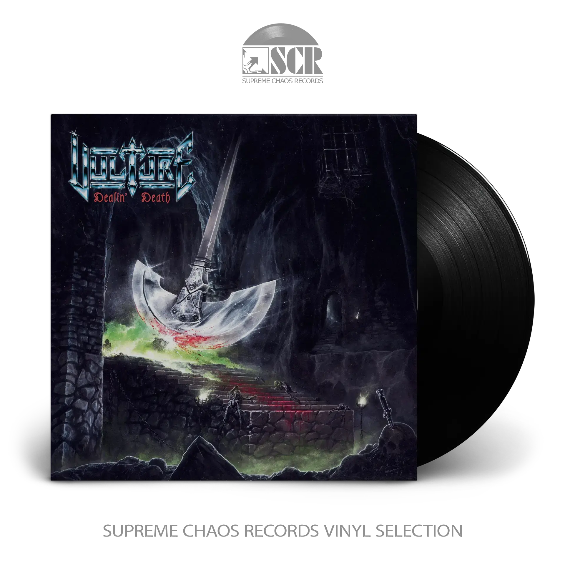 VULTURE · Dealin' Death | BLACK LP (Heavy Metal Vinyl)