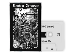 BONJOUR TRISTESSE · The World Without Us / Against Leviathan | WOODEN WHITE TAPE BOX SET (Black Metal Tapes) · Bild 1