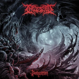 INGESTED · Denigration | PURPLE/RED/WHITE MARBLED LP (Death Metal Vinyl) · Bild 1