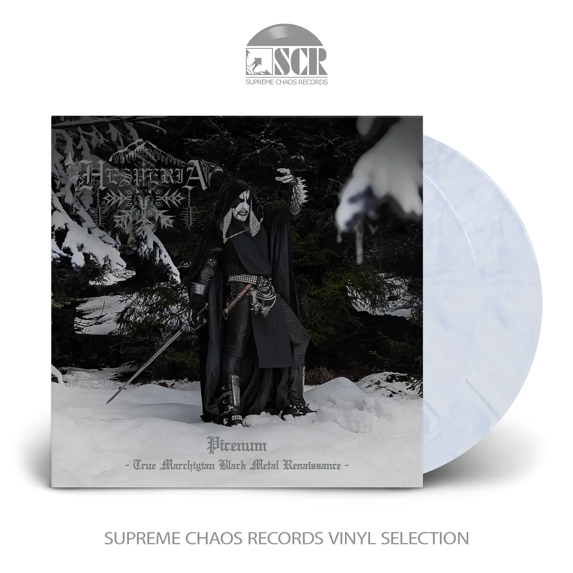 HESPERIA · Picenum - True Marchigian Black Metal Renaissance | MARBLED 2LP (Black Metal Vinyl)