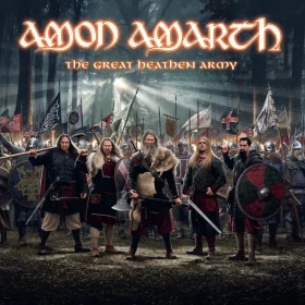 AMON AMARTH · The Great Heathen Army | FURR OFF WHITE MARBLED LP (Death Metal Vinyl) · Bild 1