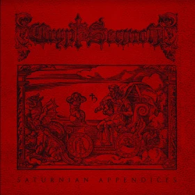 CRYPT SERMON - Saturnian Appendices [TRANSPARENT RED LP] (Doom Metal Vinyl) · Bild 1