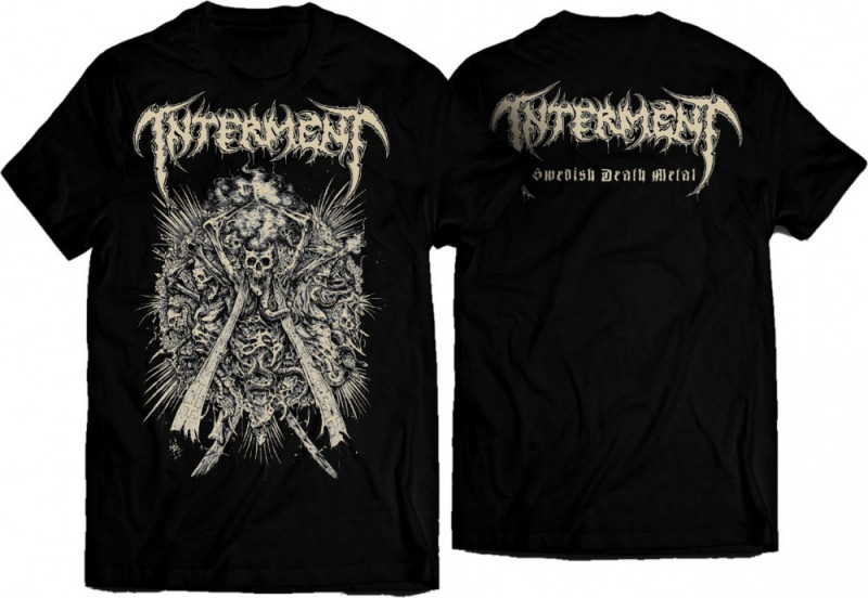 INTERMENT - Swedish Death Metal T-Shirt · TS-L (Death Metal Clothes)
