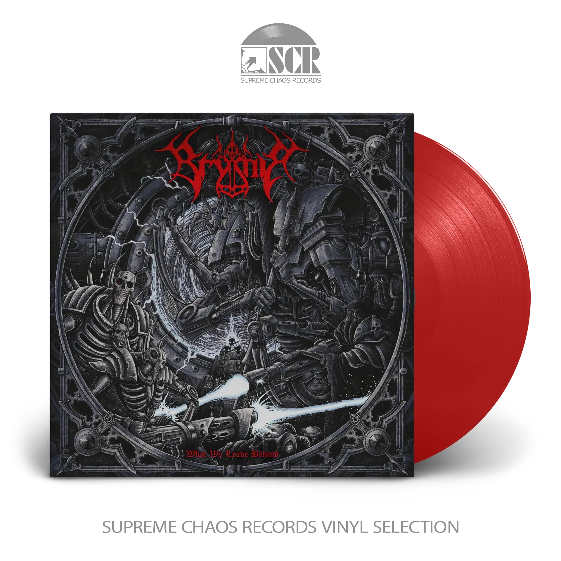 BRYMIR · What We Leave Behind | TRANSLUCENT RED LP (Melodic Death Metal Vinyl)