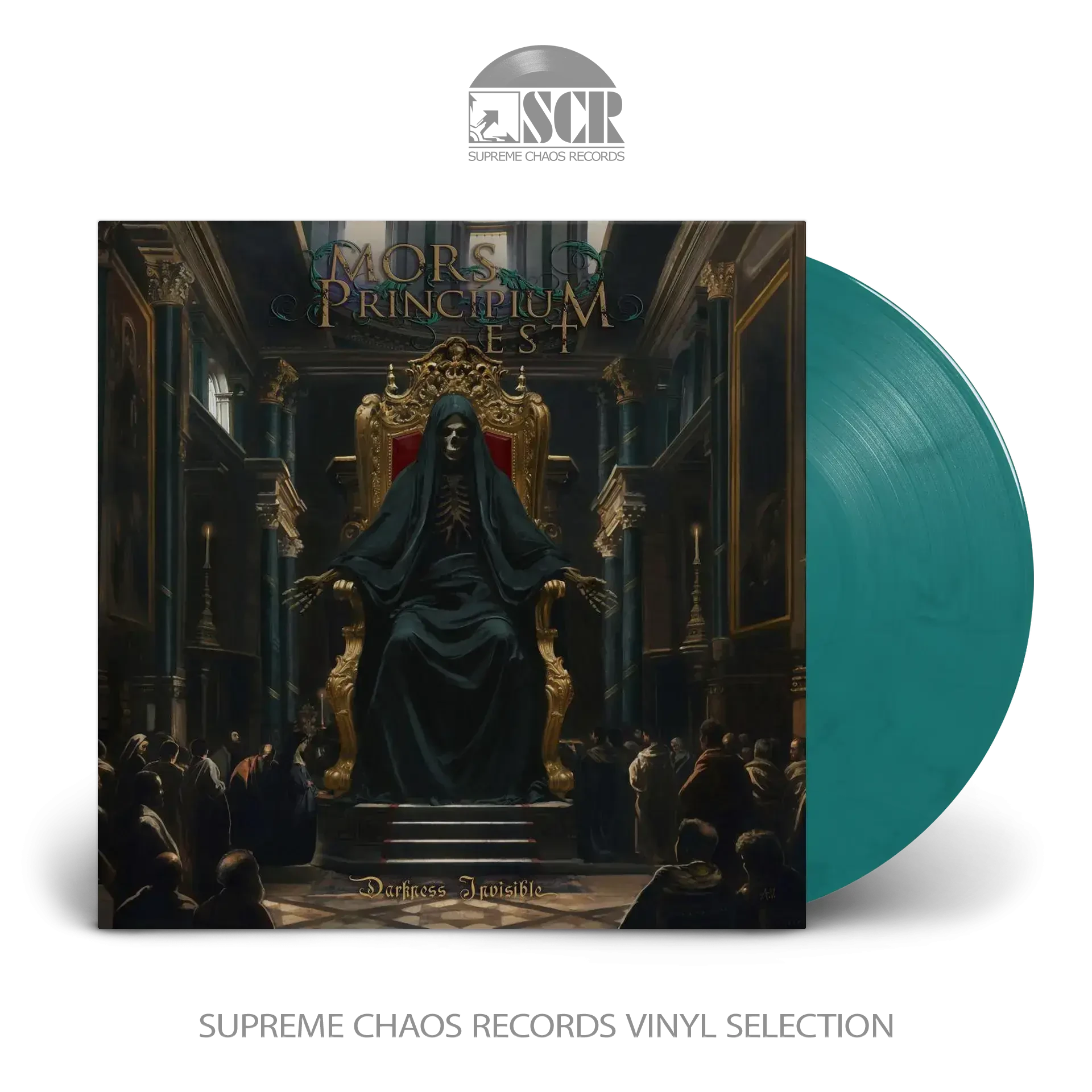 MORS PRINCIPIUM EST · Darkness Invisible | TURQUOISE/BLACK LP (Melodic Death Metal Vinyl)