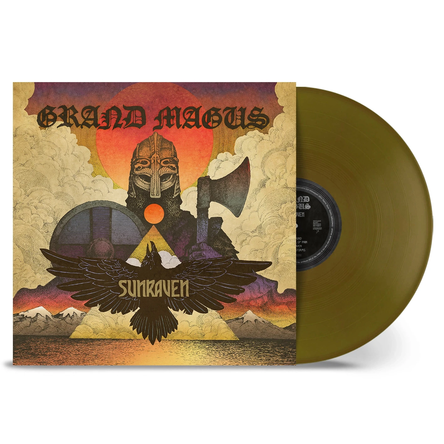 GRAND MAGUS · Sunraven | GOLD LP (Doom Metal Vinyl)