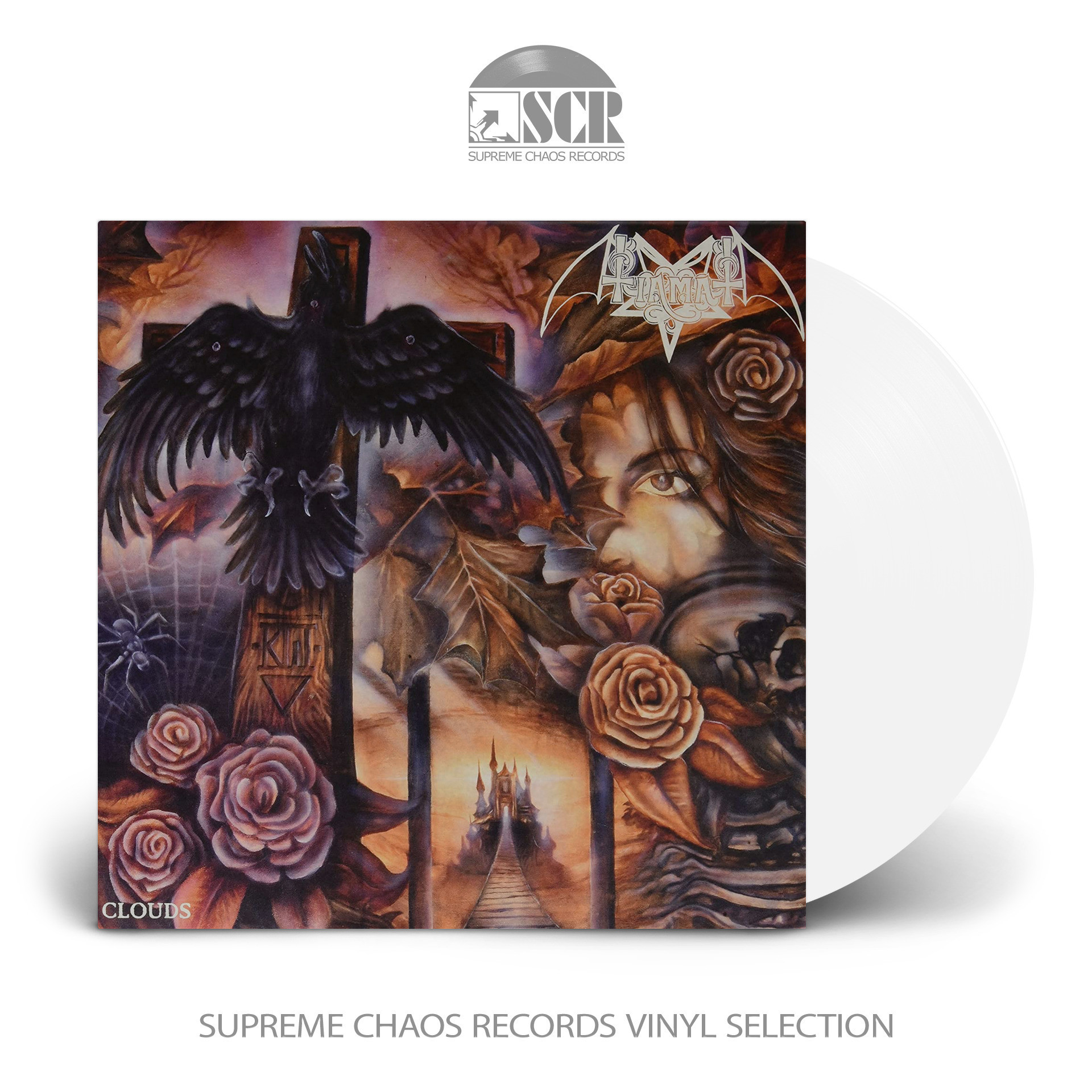 TIAMAT · Clouds | WHITE LP (Gothic Metal Vinyl)