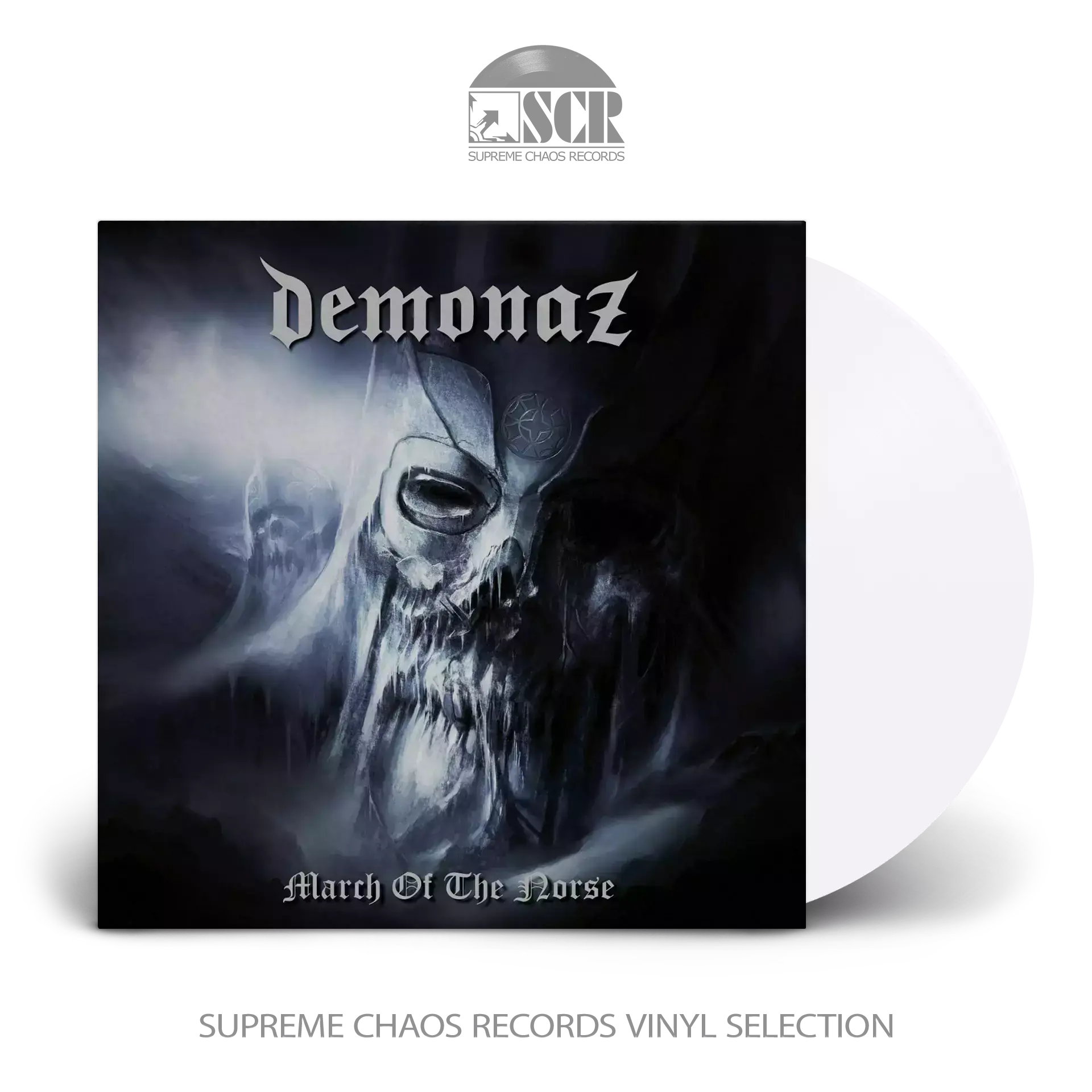 DEMONAZ · March Of The Norse | WHITE LP (Black Metal Vinyl)