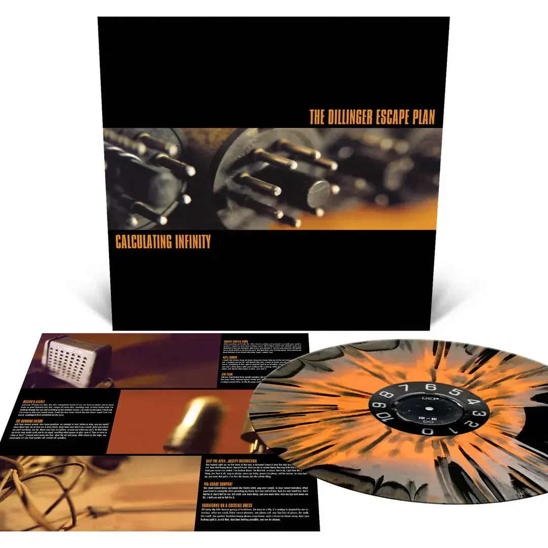 THE DILLINGER ESCAPE PLAN - Calculating Infinity [TRI-COLOR MERGE WITH SPLATTER 