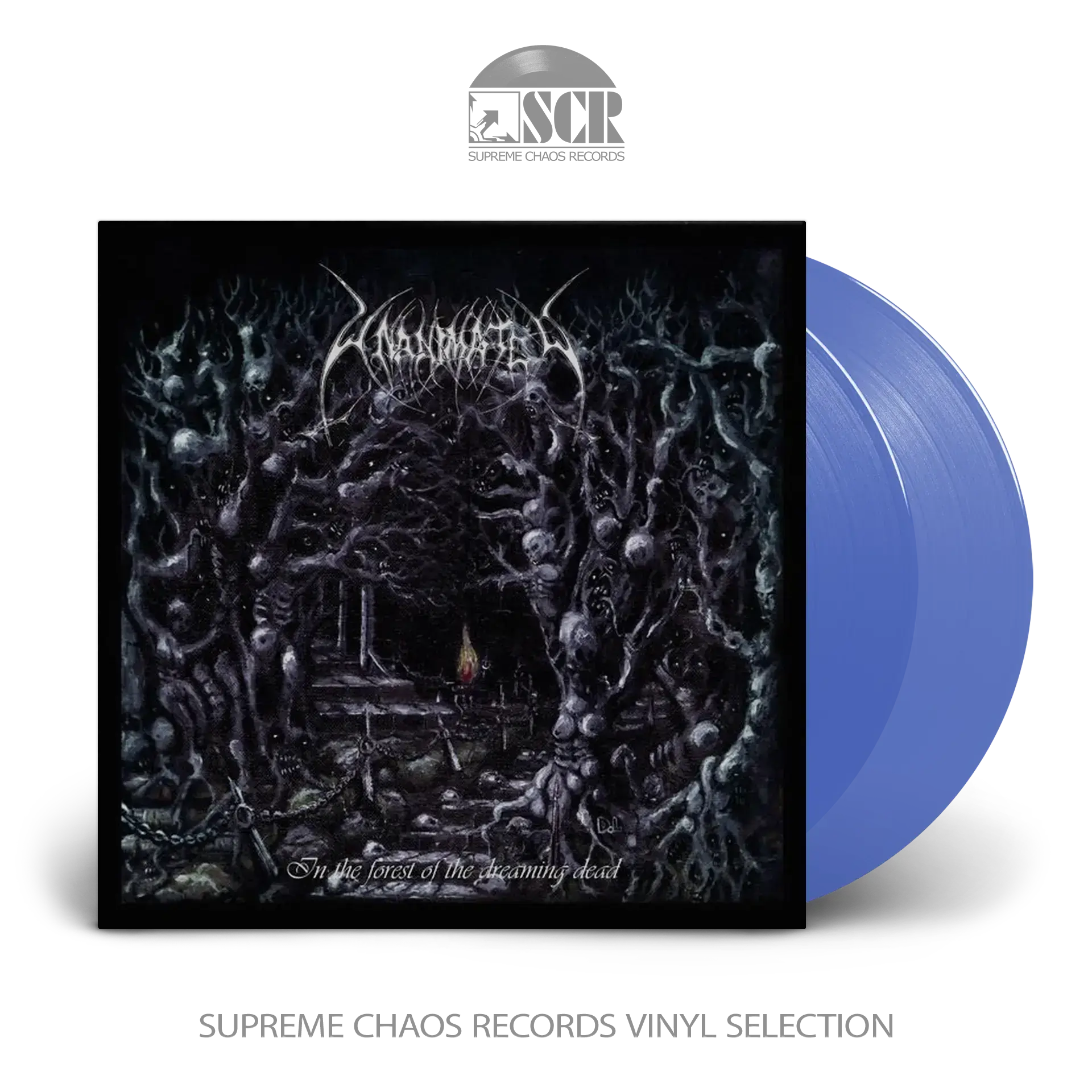 UNANIMATED · In The Forest Of The Dreaming Dead | TRANSPARENT BLUE 2LP (Death Metal Vinyl)