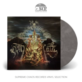 PERCHTA · D'muata | CRYSTAL CLEAR/BLACK MARBLED LP (Folk/Black Metal Vinyl)