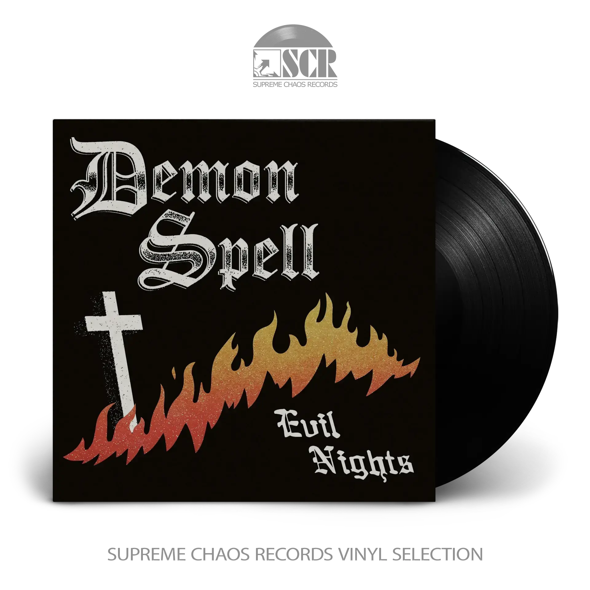 DEMON SPELL · Evil Nights | BLACK LP (Heavy Metal Vinyl)