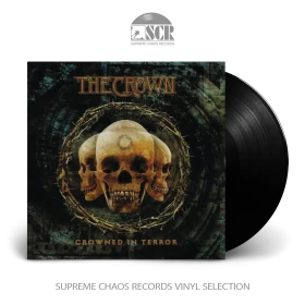 THE CROWN · Crowned In Terror | BLACK LP (Death Metal Vinyl)