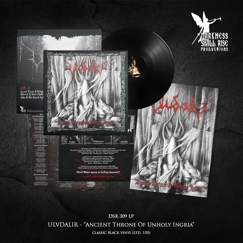 ULVDALIR · Ancient Throne Of Unholy Ingria | BLACK LP (Black Metal Vinyl) · Bild 2