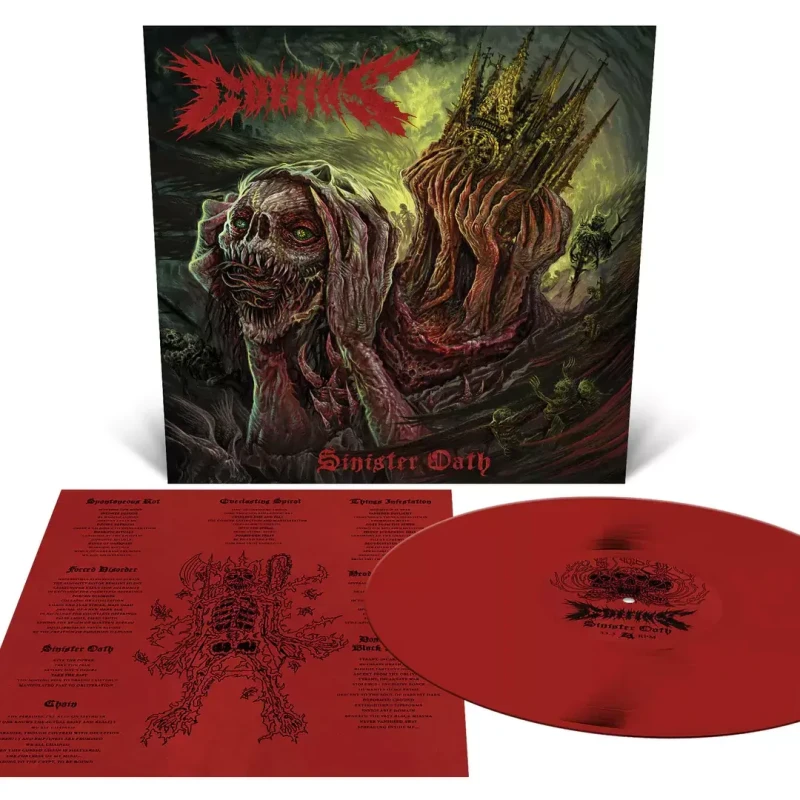 Coffins · Sinister Oath | Oxblood RED LP
