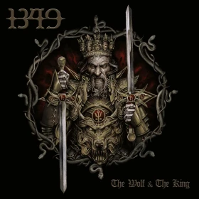 1349 · The Wolf & The King | CRYSTAL CLEAR/BLACK MARBLED 2LP (Black Metal Vinyl) · Bild 1