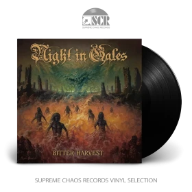 NIGHT IN GALES · Bitter Harvest | BLACK LP (Death Metal Vinyl)