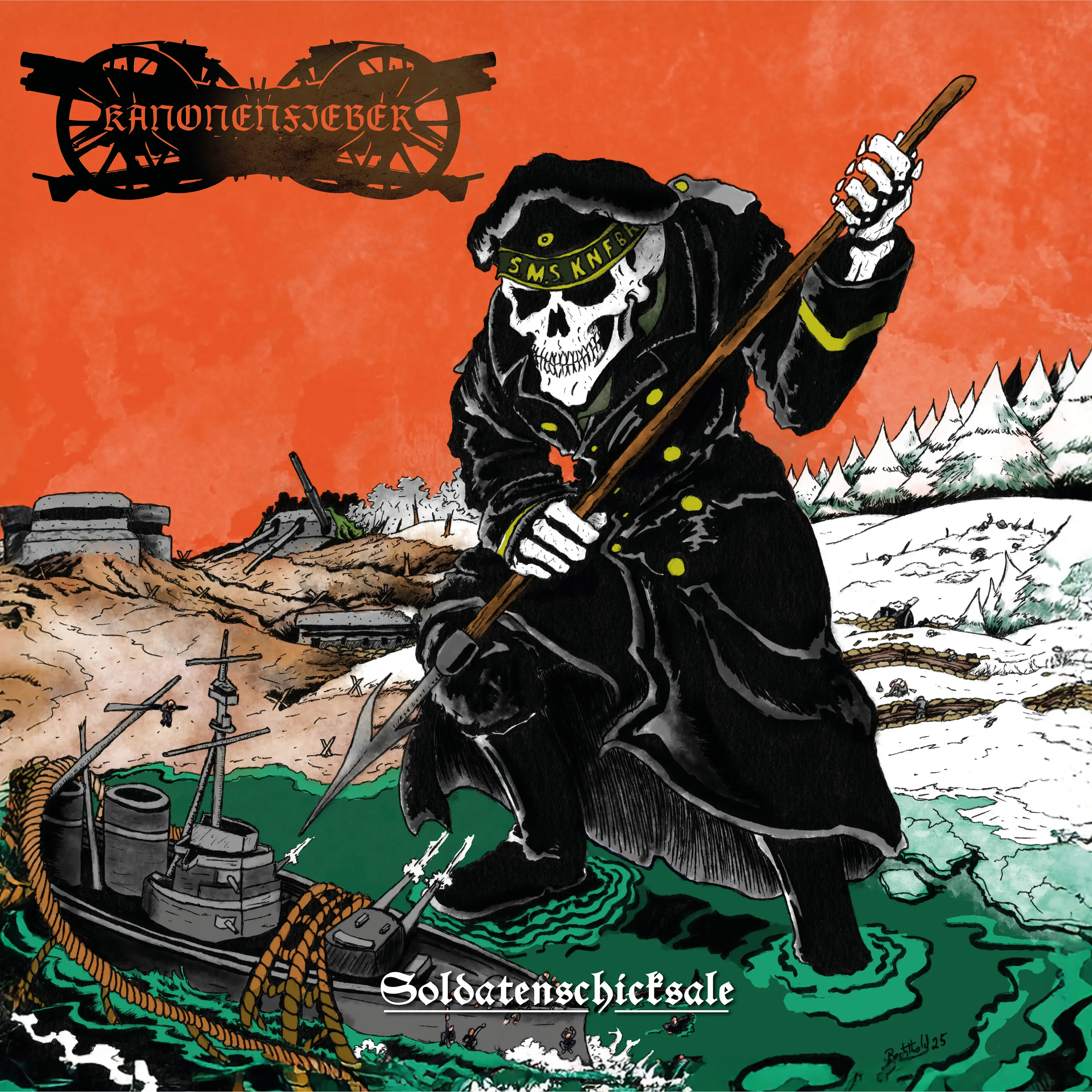 KANONENFIEBER - Soldatenschicksale · BLACK LP (Metal Vinyl) · Bild 1